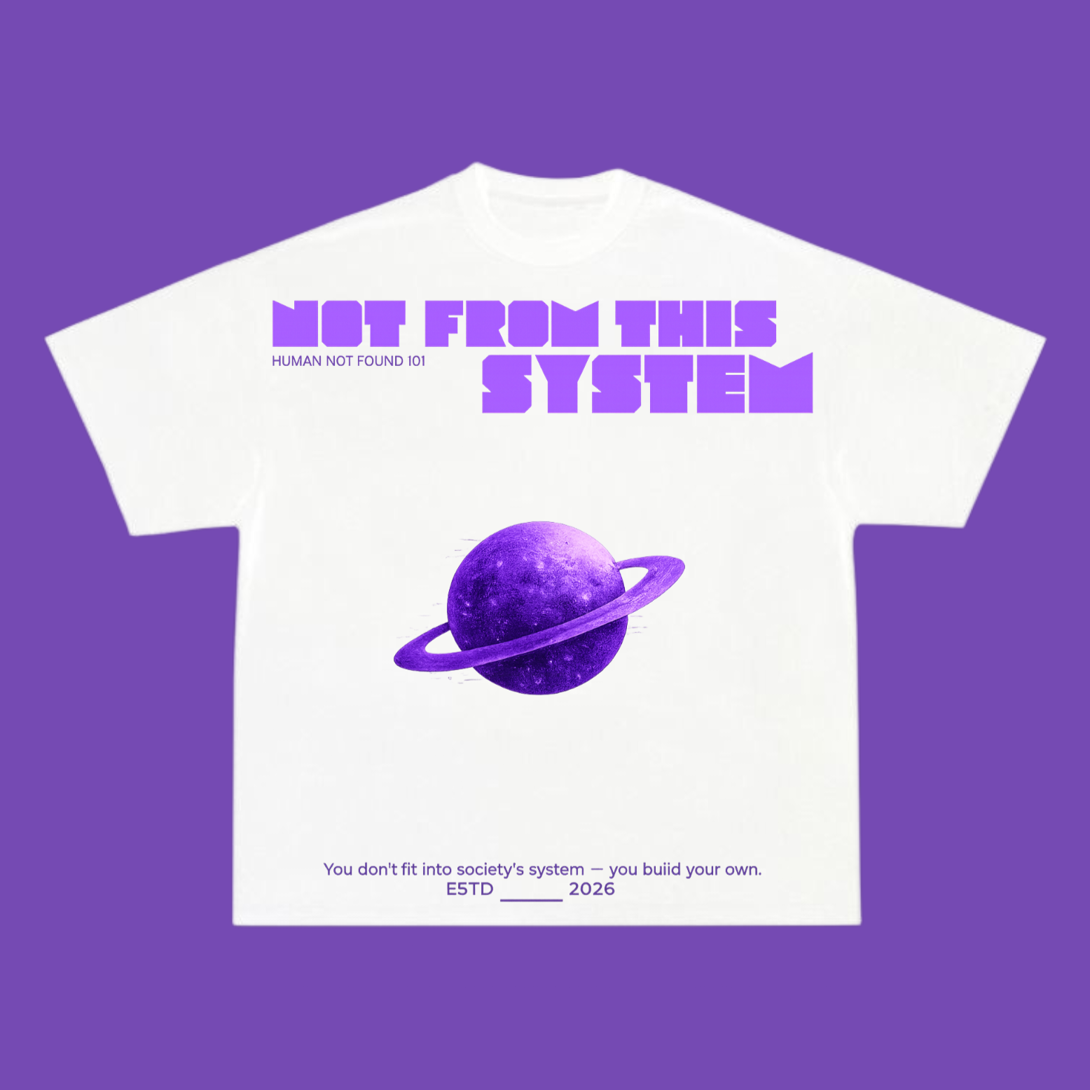 NFTS Boxy, Oversized T-Shirt